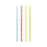 Kögler Trinkhalme, Mehrweg Kunststoff  Cocktail transparent/farbig 15cm Ø0,73cm 200er Pack