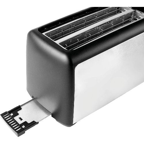 Lacor Langschlitz-Toaster aus Edelstahl für Gastronomie mit 2 Toastschlitzen.