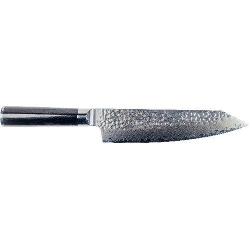 fivestars Kentaro Kiritsukemesser 20cm - Handgemacht aus Damaskus-Stahl