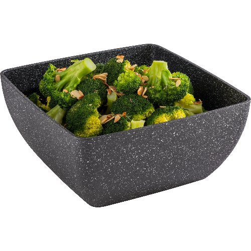 APS Schale eckig Frostfire schwarz/silber, Aluminium antihaftbeschichtet 3,8L 25x25cm