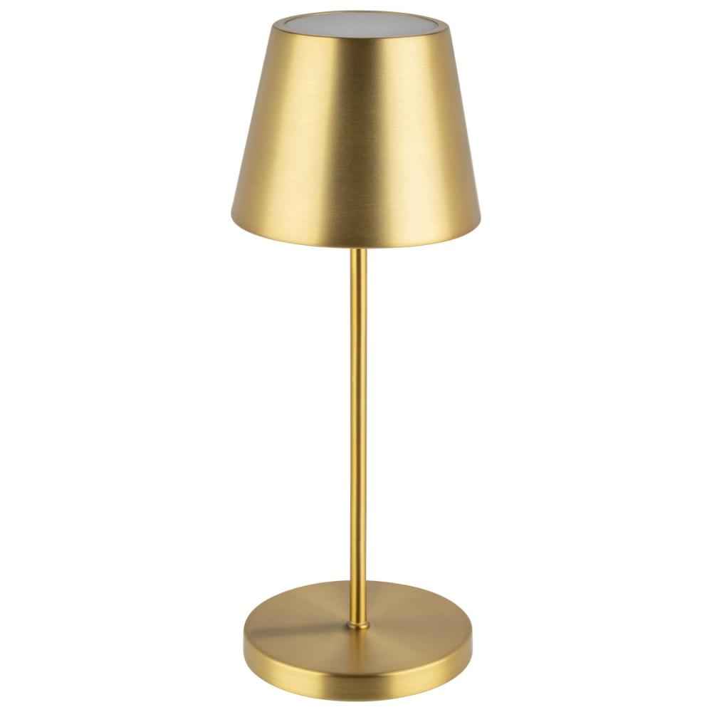 APS Tischleuchte -MERLE- goldfarben, ideal für Gastronomie