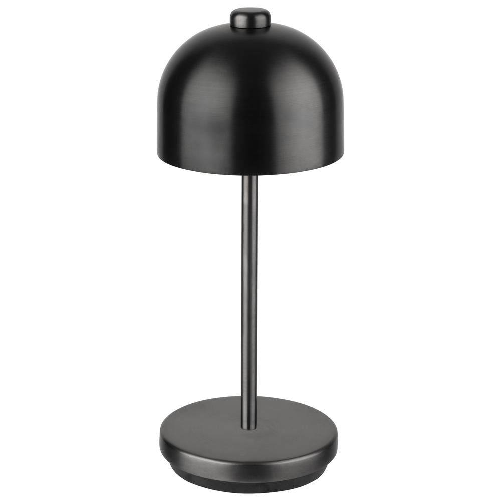 APS Tischleuchte -JOSEF MINI- in gunmetal für stilvolle Beleuchtung in der Gastronomie.