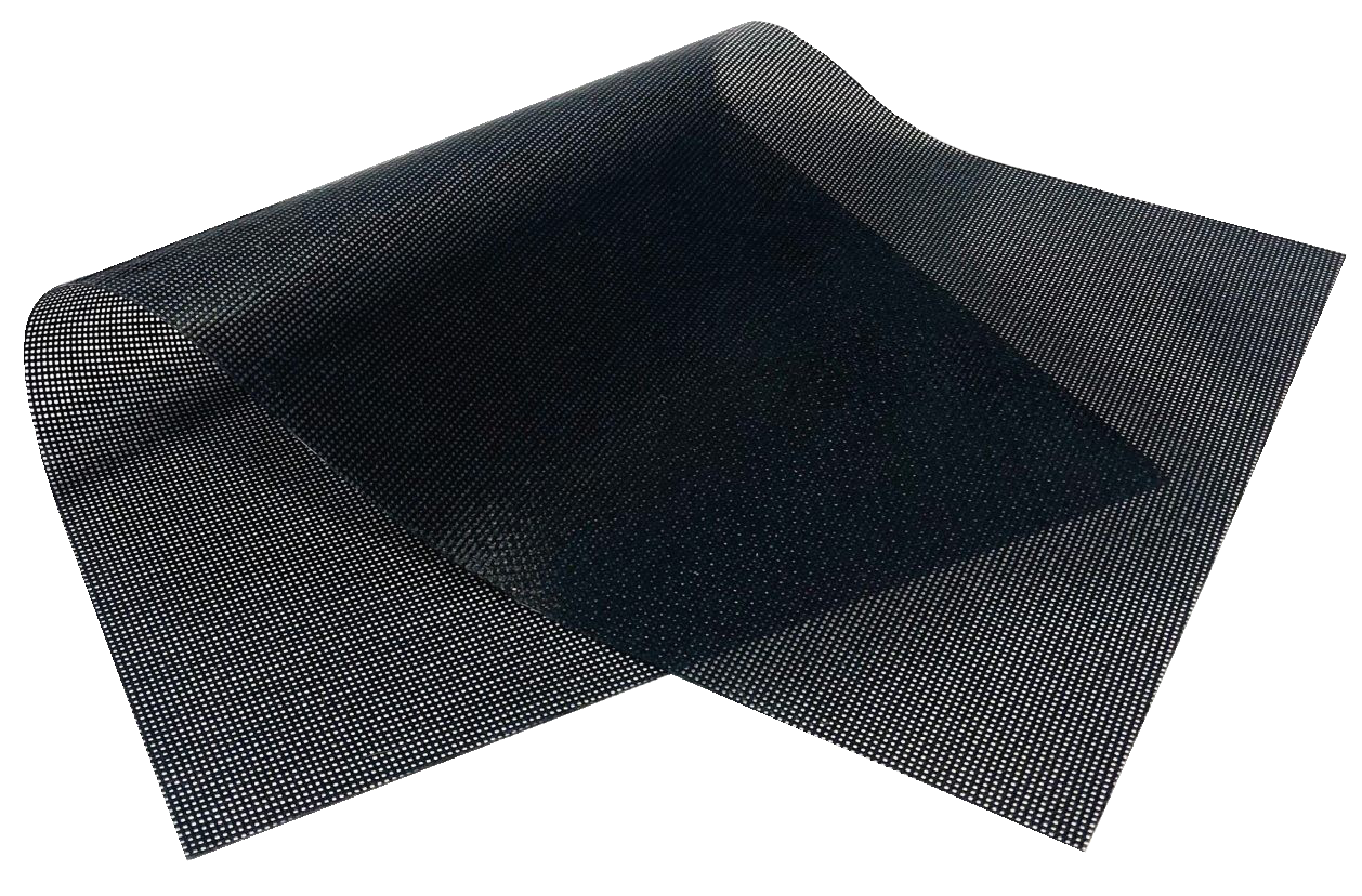 Comas Silikonmatte GN 1/1 schwarz - Anti-Rutsch-Einlage für Tabletts
