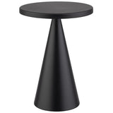 APS Tischleuchte -CONE- , Ø 13 cm, H: 18 cm , Metall, Farbe: schwarz