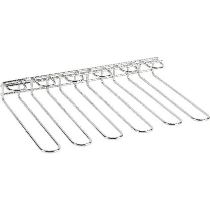 Tellier Gläserschiene aus Chromstahl für die Lagerung von Gläsern