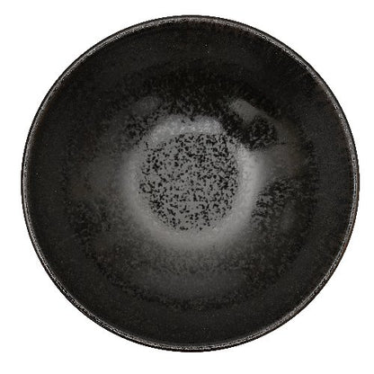 fivestars Ebony Schale 17,5 cm schwarz Porzellan spülmaschinengeeignet