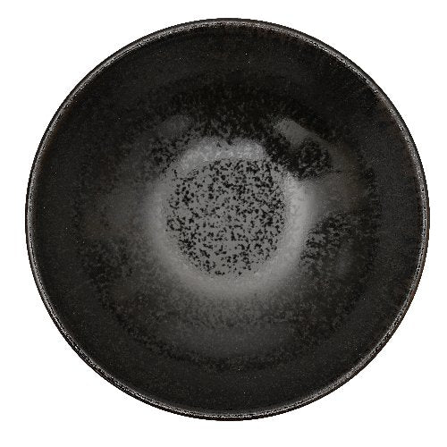 fivestars Ebony Schale 17,5 cm schwarz Porzellan spülmaschinengeeignet
