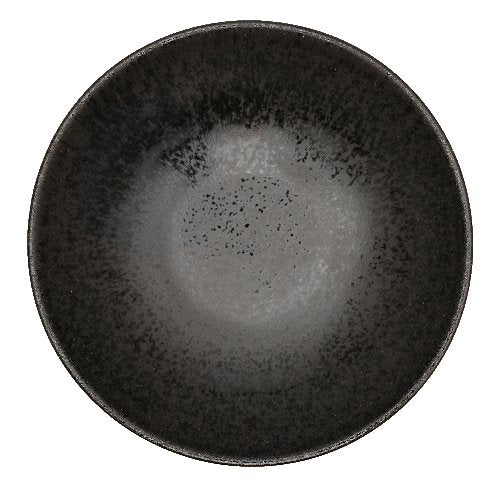 fivestars Ebony Schale aus Porzellan, schwarz, Ø20,2cm, vielseitig einsetzbar
