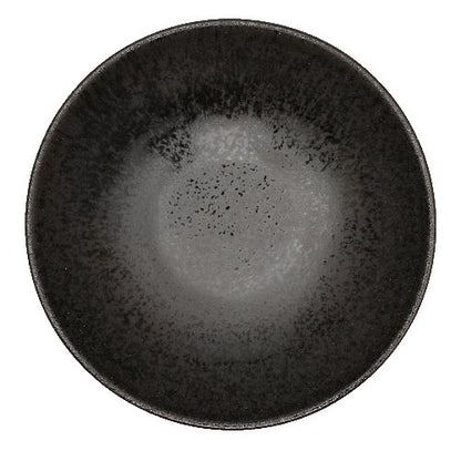 fivestars Ebony Schale aus Porzellan, schwarz, Ø20,2cm, vielseitig einsetzbar