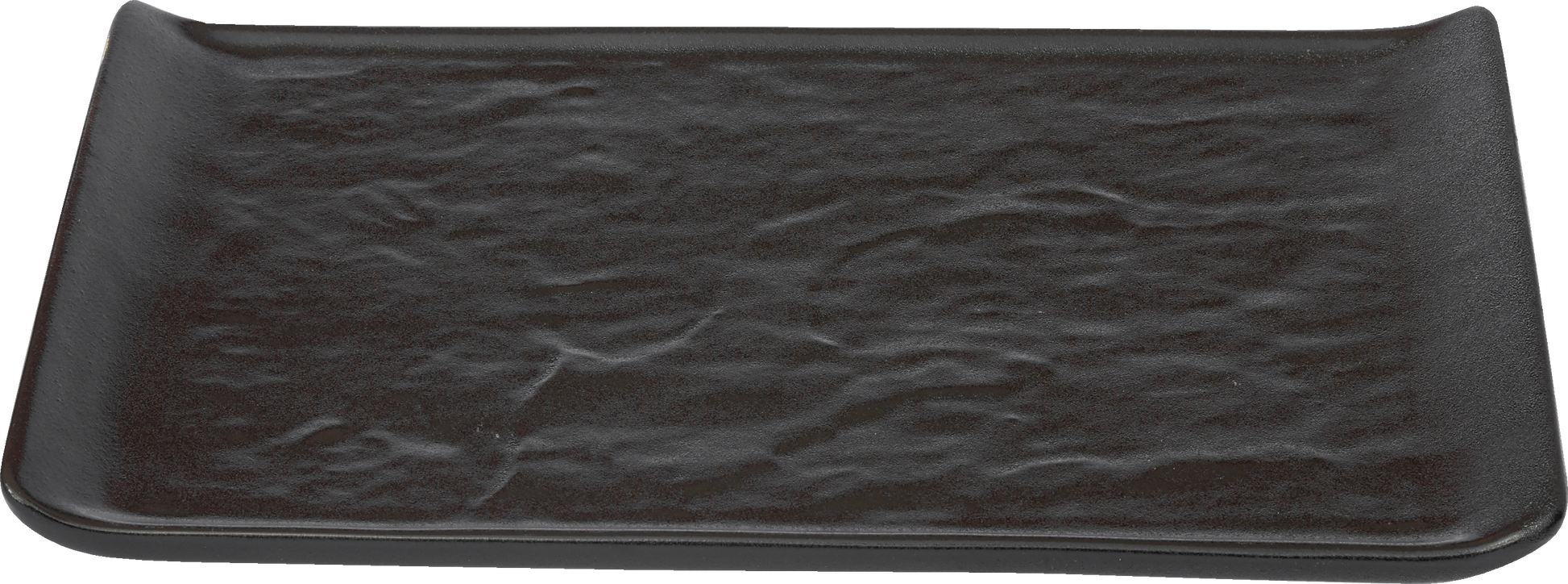 fivestars Schieferlook Platte 26,2x15cm schwarz für Gastronomie