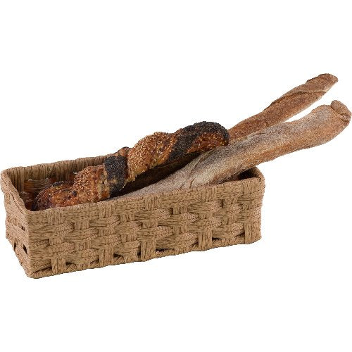 Rechteckiger Buffetkorb aus Polyrattan für Gastronomie