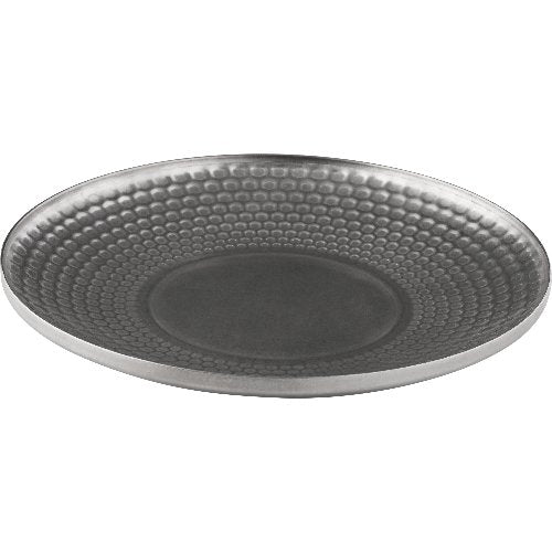 fivestars Yoko flacher Teller aus Edelstahl Ø20cm für Gastronomie