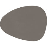 Togo Platzset "Togo"  organisch 43x32cm grau Lederoptik VPE 4