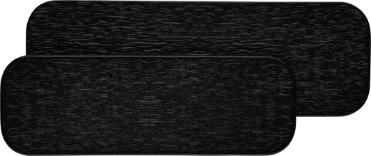 fivestars Lavanit schwarze Platte 25,1x8,5cm für Gastronomie