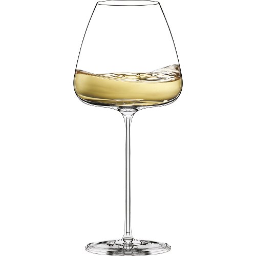 fivestars Weißweinglas T-made 560ml, handgefertigt aus Kristallglas für Gastronomie
