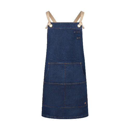 Karlowsky Latzschürze Denim Urban-Style für Gastronomie