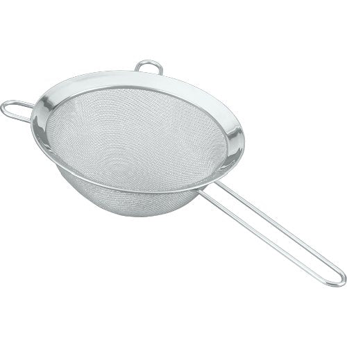 Metaltex Küchensieb aus Edelstahl, Ø 20cm, ideal zum Abseihen und Waschen von Lebensmitteln.