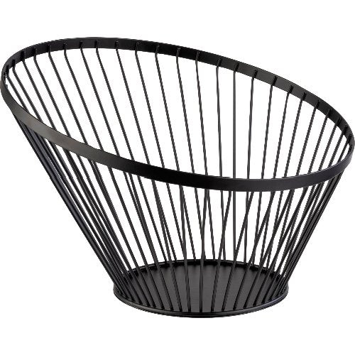 Westmark Korb ZollVista Zoll Stahl schwarz, schräg Ø 30cm