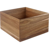 Lacor Holzkasten Buffetsystem "Nord" Akazienholz braun GN 1/2 H: 16,5 cm