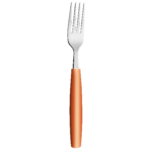 Amefa Besteckserie Colour orange Tafelgabel für Gastronomie und gewerbliche Nutzung