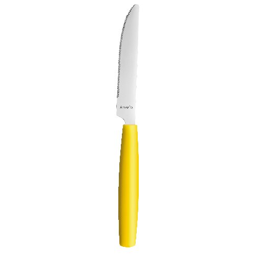 Amefa Besteckserie Colour gelbes Tafelmesser aus Edelstahl für Gastronomie