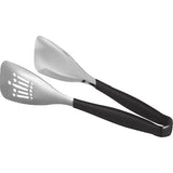 Comas Servierzange Edelstahl 23,5cm, Griff PVC schwarz
