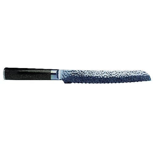 fivestars Kentaro Brotmesser 21cm aus Damaskus-Stahl für präzises Schneiden