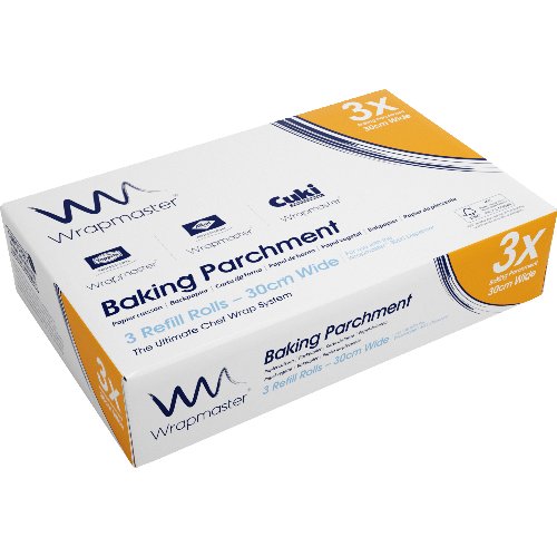 Cofresco Backpapier für Wrapmaster, 30cm x 50m, geeignet für Backofen und Mikrowelle