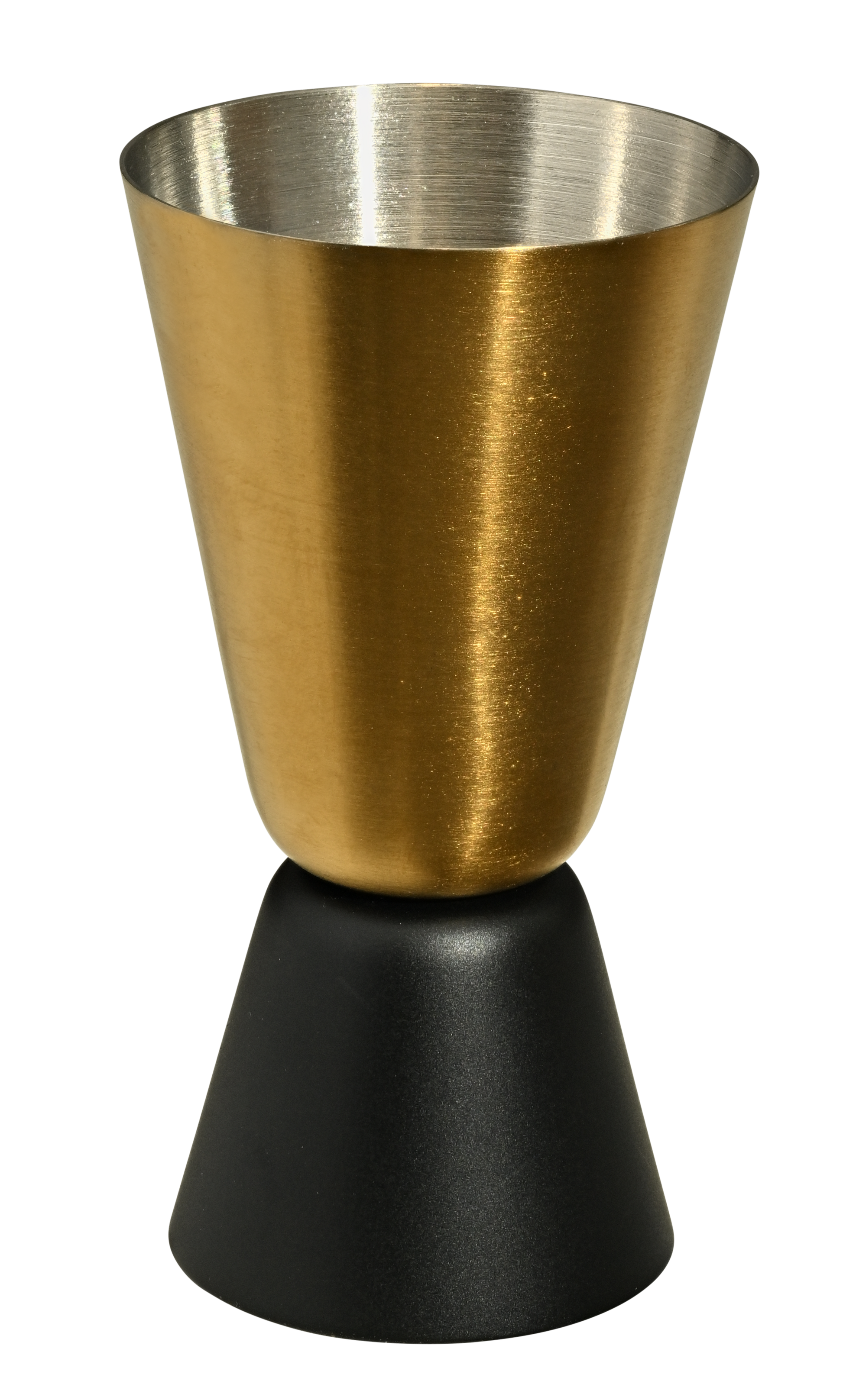 fivestars Rooftop Cocktail-Doppelmaß schwarz-gold für präzise Cocktailzubereitung