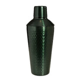 fivestars "Rooftop" grün Cocktailshaker Hammerschlag, Edelstahl, 650ml