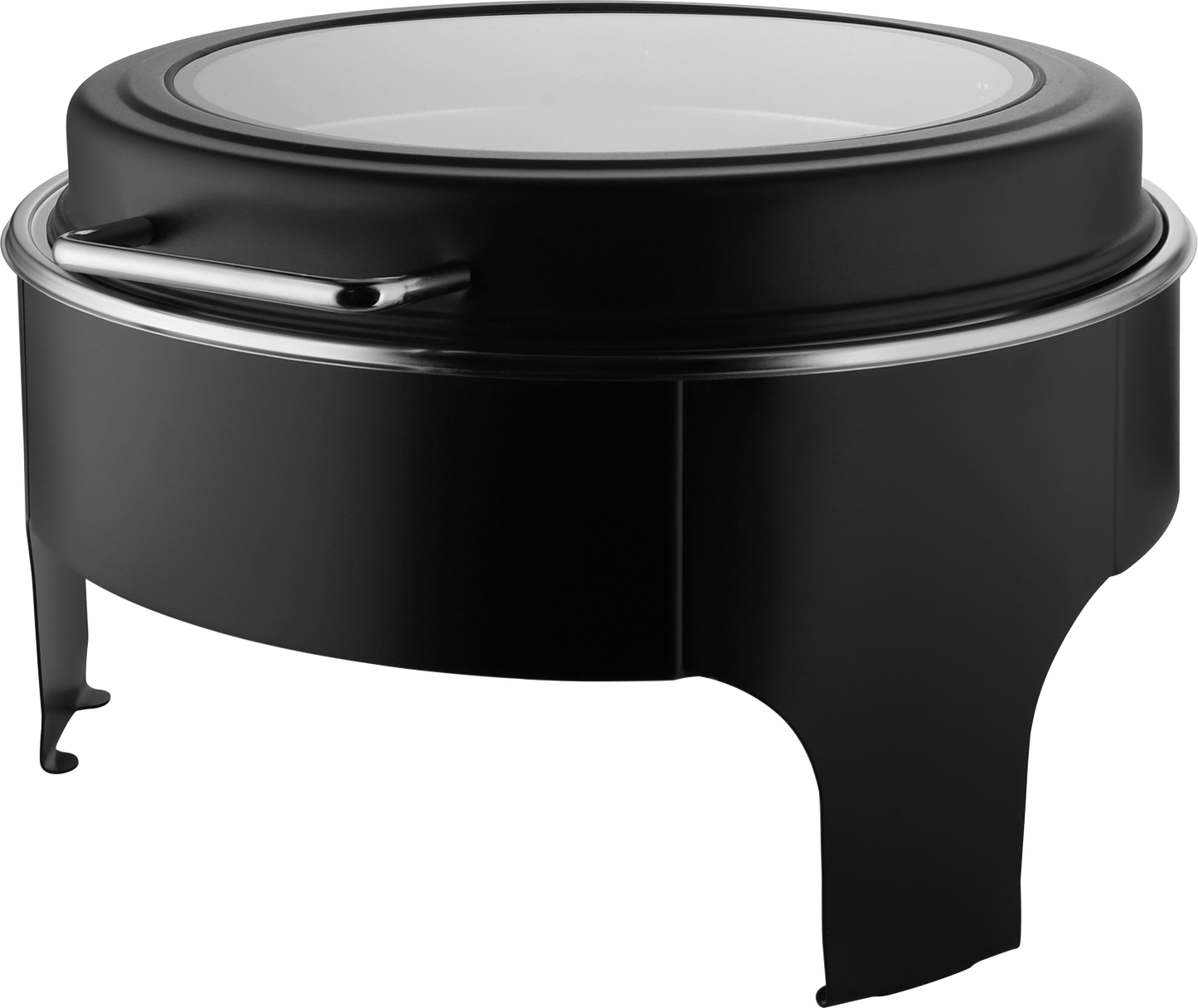 cent Chafing Dish rund, schwarz, 6L für Buffets und Veranstaltungen