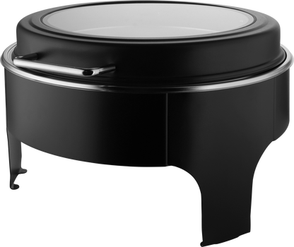 cent Chafing Dish rund, schwarz, 6L für Buffets und Veranstaltungen