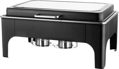 cent Chafing Dish 1/1 GN in schwarz für die Warmhaltung von Speisen