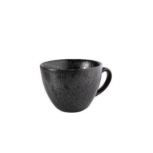 fivestars Ebony Tasse aus Porzellan, spülmaschinengeeignet, ideal für Gastronomie