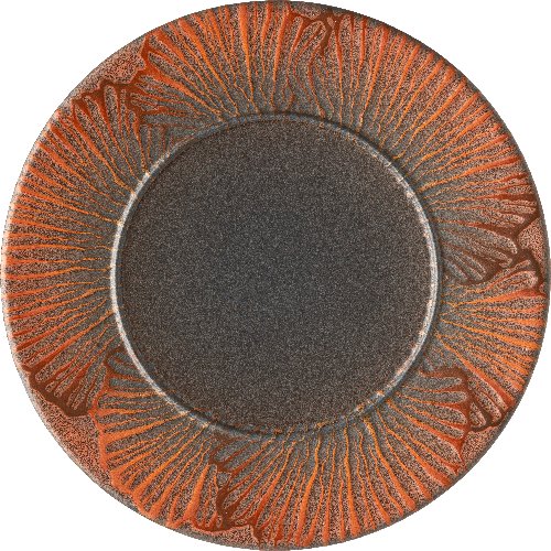 fivestars Aurel braun Steinzeug Teller flach Ø22cm für Gastronomie
