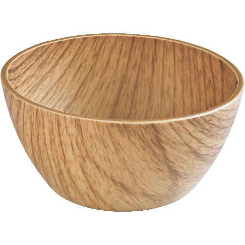 cent Fynn Snack-Schale Ø8,8cm aus Polystyrol in Holzoptik für Snacks