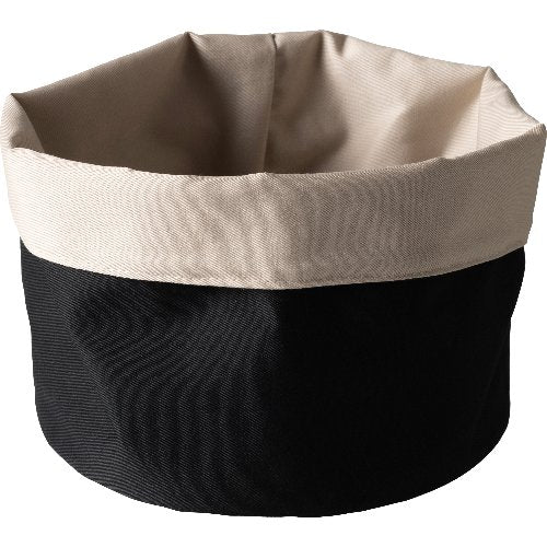 Lacor Brottasche schwarz aus Polyester und Baumwolle für die Aufbewahrung von Brot