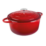 Lacor Kasserolle mit Deckel Ø20x10cm 2,5L Gusseisen red
