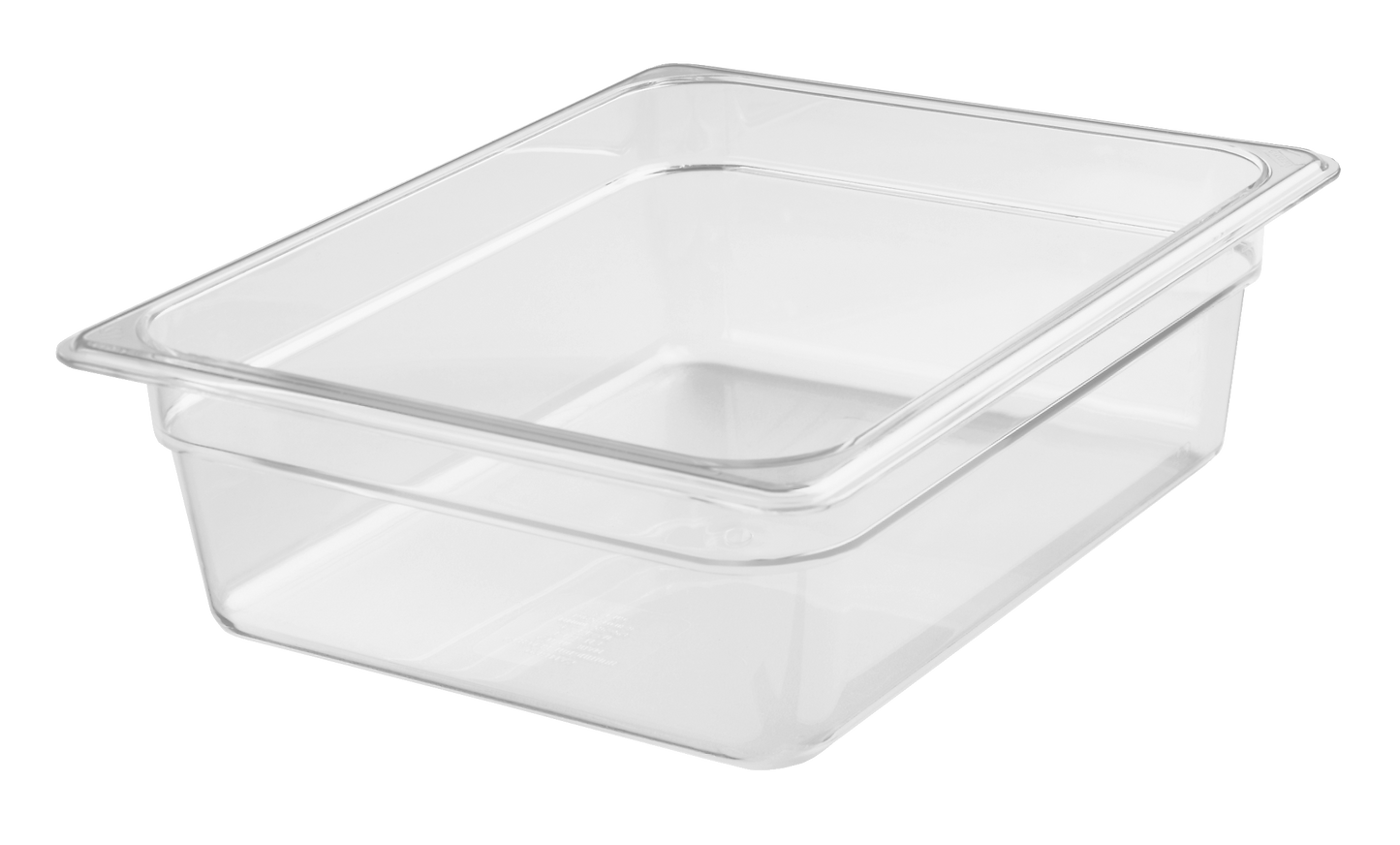 Cambro CamView GN Behälter SAN BPA-frei, 5,9L, transparent, stapelbar, für Gastronomie