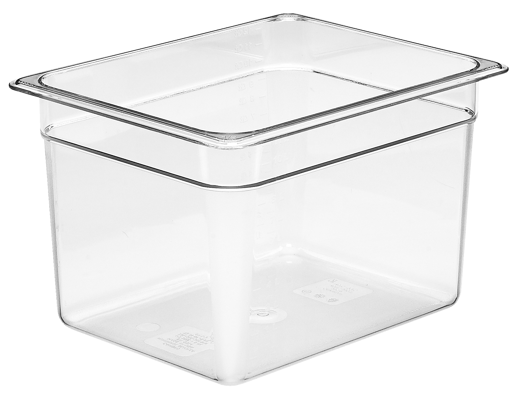 Cambro CamView GN Behälter SAN BPA-frei 1/2 T: 200mm, 11,7L zur sicheren Lebensmittelaufbewahrung