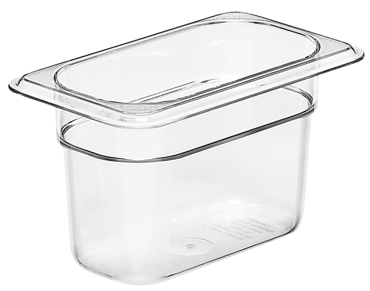 Cambro CamView GN Behälter 1/9 BPA-frei für die Aufbewahrung von Lebensmitteln.