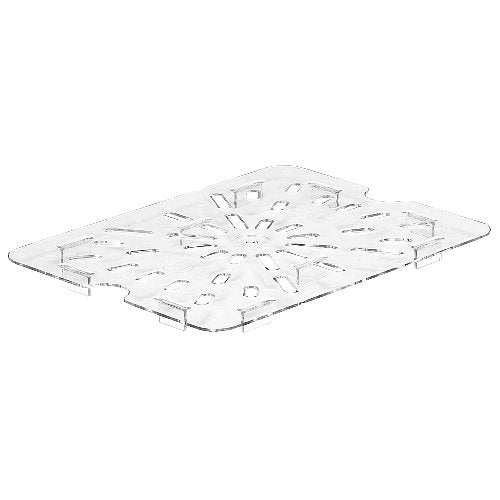 Cambro CamView Abtropfeinsatz SAN BPA-frei für GN ½, transparentes Material für effiziente Abtropfung