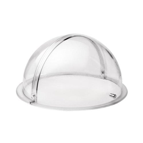 APS Rolltop-Haube aus SAN Kunststoff, Ø 50 cm, für Buffets und Speisenabdeckung