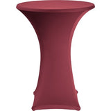 Stretch Stehtischbezug "Stretch" Ø80cm bordeaux