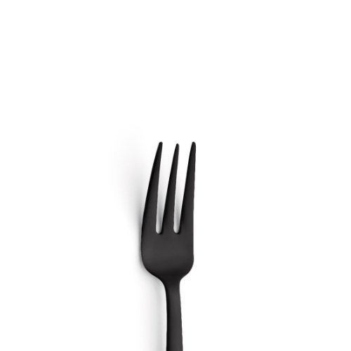 Amefa VENTURA Kuchengabel PVD schwarz – ideal für Desserts und Kuchen