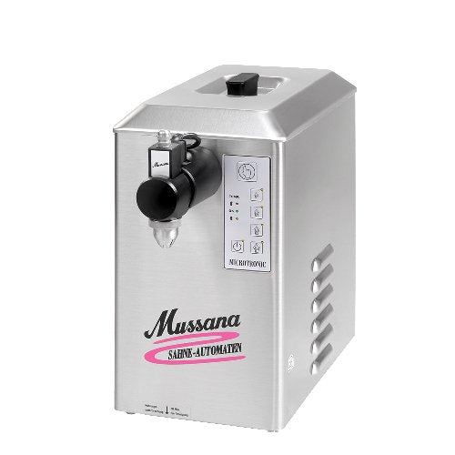 Mussana Sahnemaschine Pony 2-Liter, professionelle Sahneproduktion für Gastronomie.