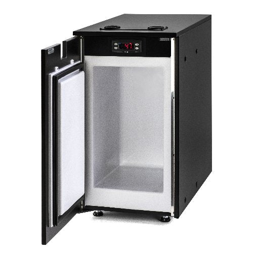 Melitta Cafina MC UT Untertischkühlschrank für 2 Milchsorten, schwarz, ideal für Gastronomie