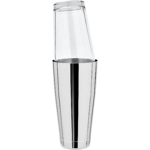 cent Boston-Shaker 18/8 aus Edelstahl mit 0,7L Glas für Cocktails