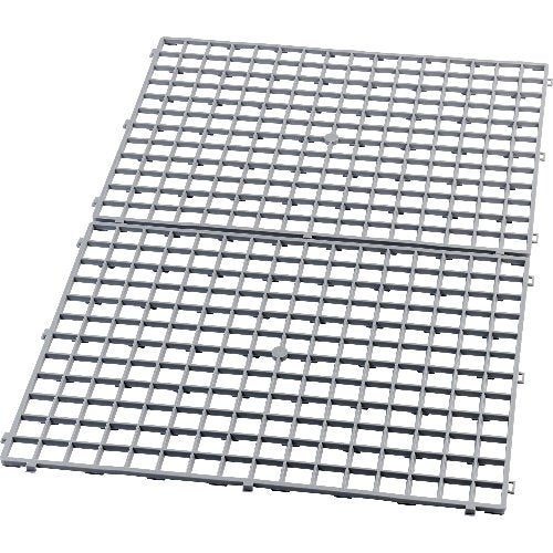 Fuchs Gläserabtropfmatte 40 x 30 cm grau Hart-PVC für Abtropfen von Gläsern