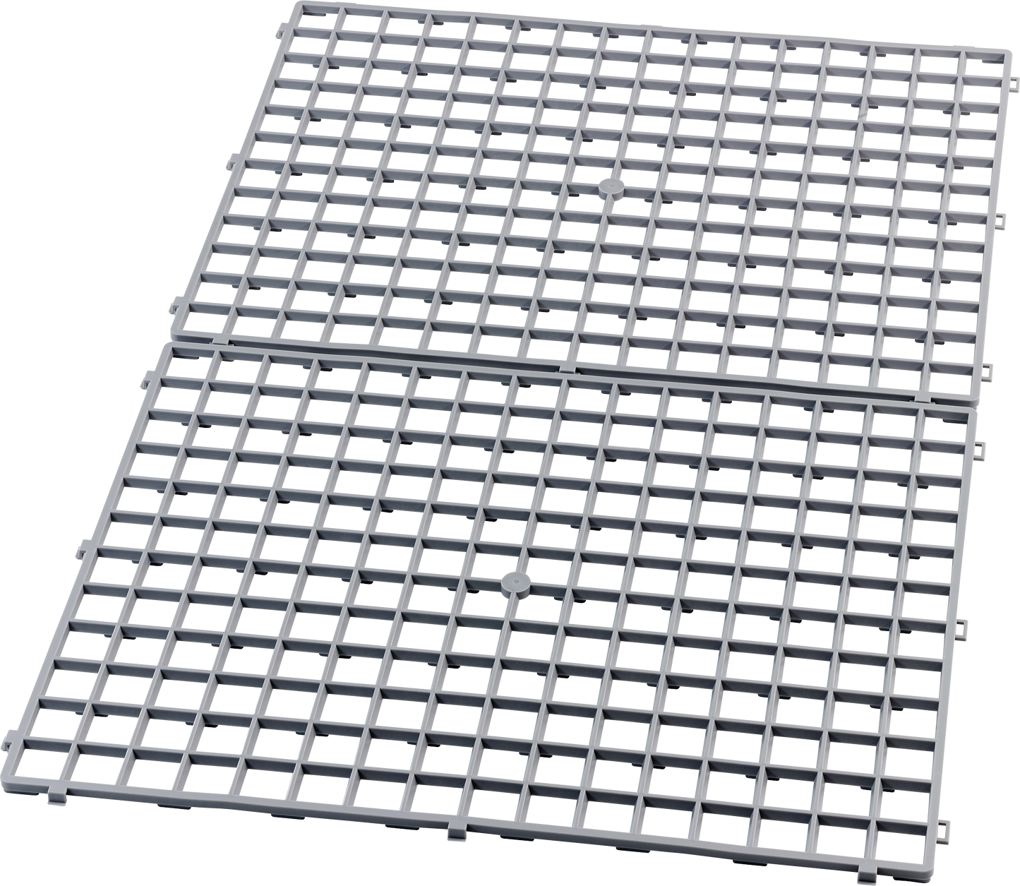 Fuchs Gläserabtropfmatte 40 x 30 cm grau Hart-PVC für Abtropfen von Gläsern